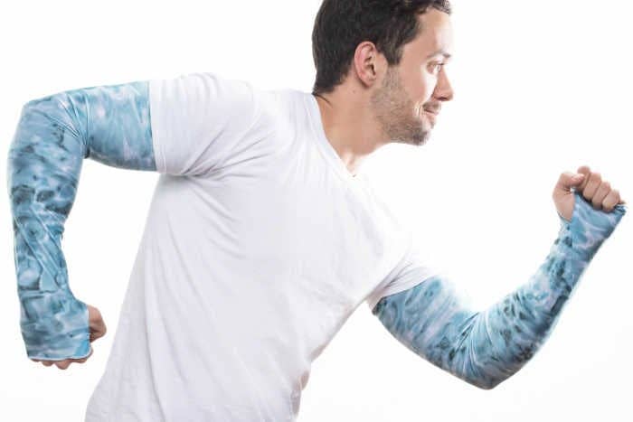 Aqua Design - Wholesale Gloves - Men's - Mens Adjustable Arm UV Sun Protection Sleeves | Aqua Design2