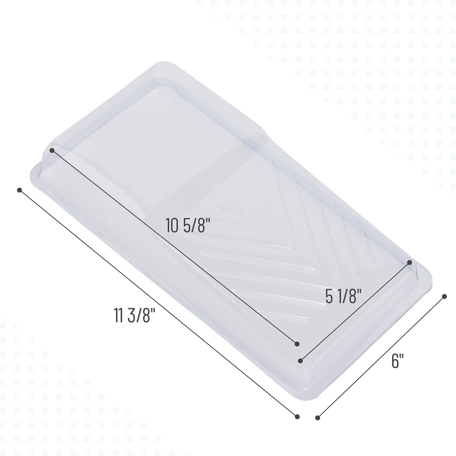 Bates Choice - Vente Outil de bricolage - Bates - Bac à peinture, 4 pouces, paquet de 24, bacs à peinture, bac à peinture en plastique2