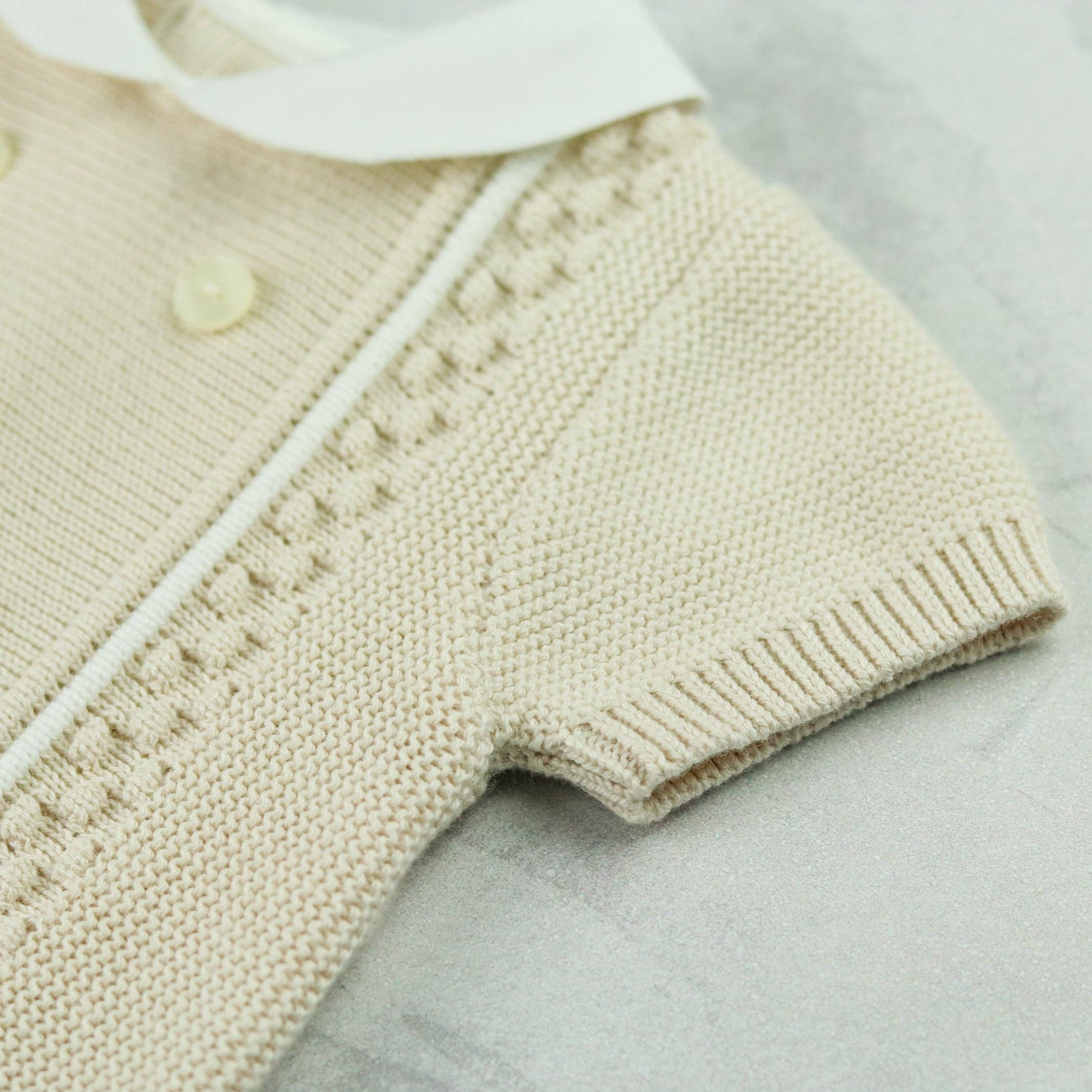 Emile Et Rose - Venta al por mayor Peto - Bebés - Mameluco de punto unisex para bebé Java en color piedra6