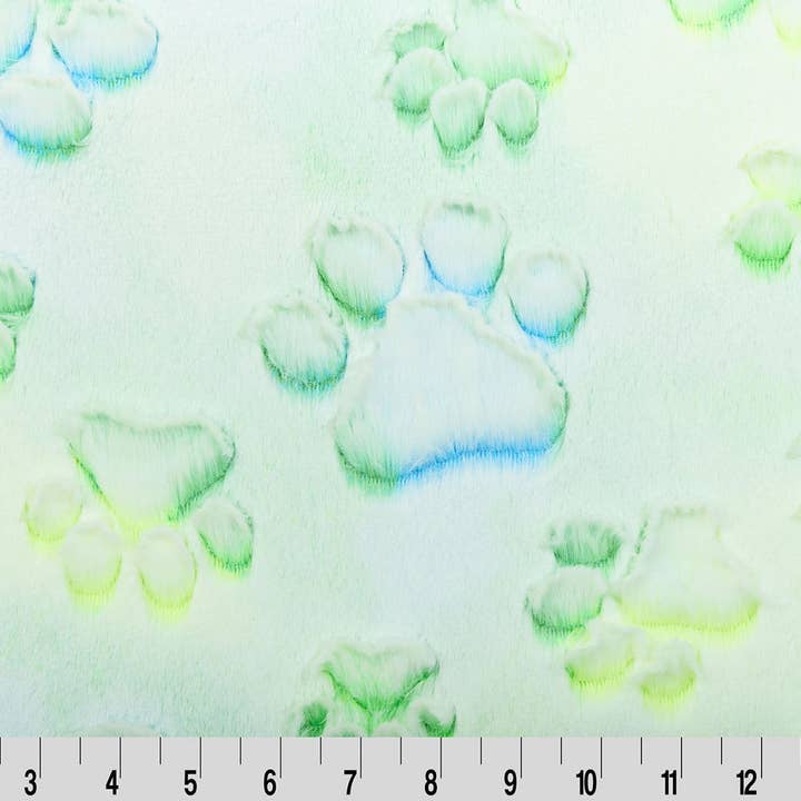 30" X 36" Minky Blanket Luxe Cuddle® Prism Paws Parakeet for wholesale by My Minky Obsession