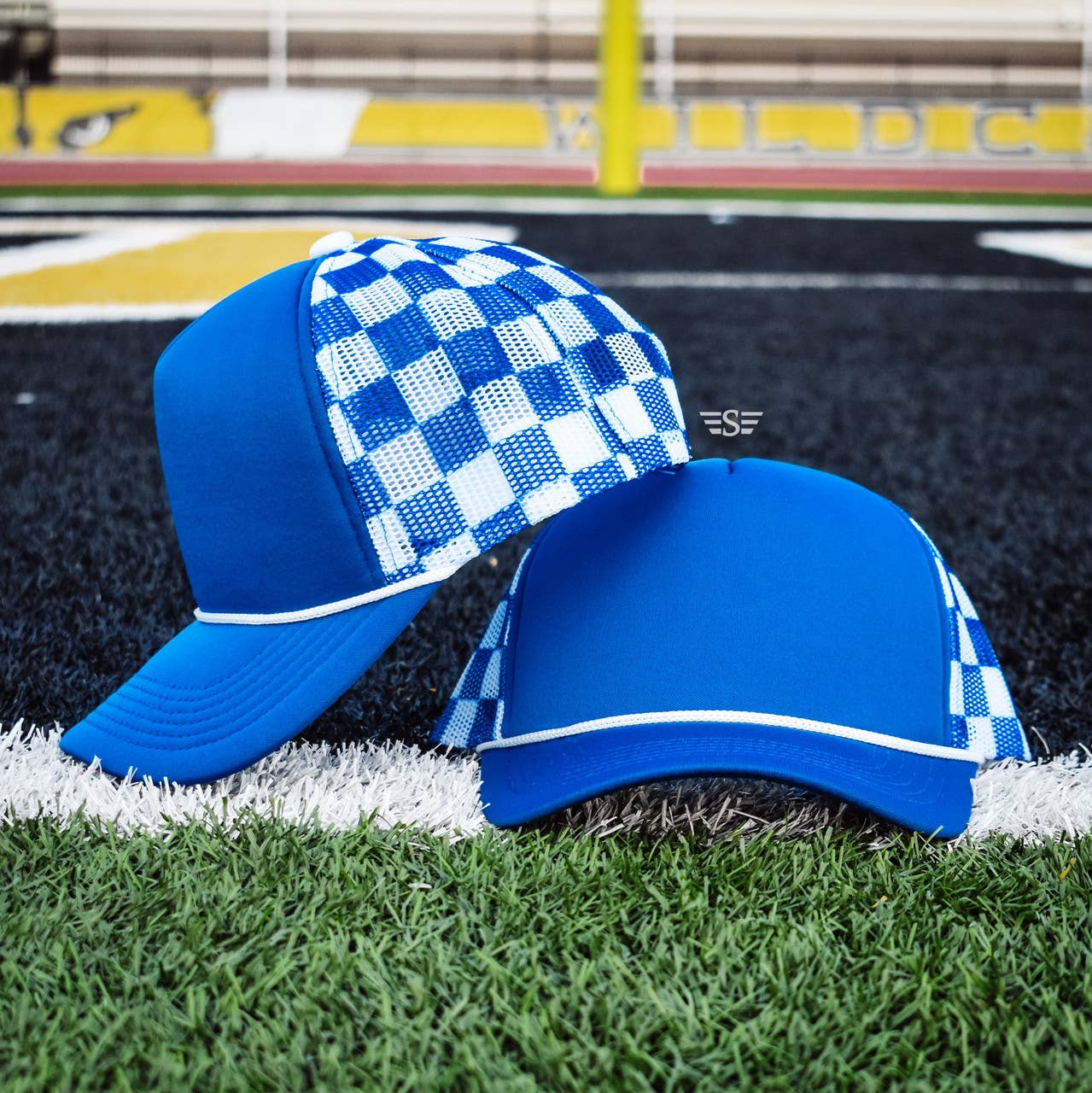 Flying S Company - Wholesale Trucker Hat - Unisex - Checkered Mesh Back Cap18