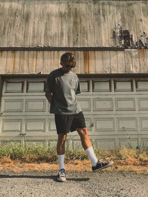 Good Days - Venta al por mayor Pantalones cortos - Unisex - Pantalones cortos Venice Terry Cloth - Negro3