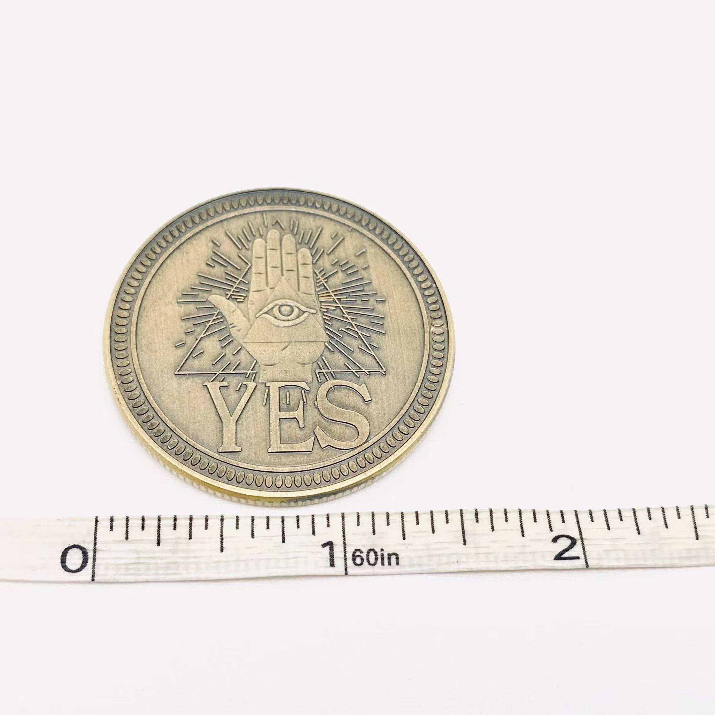 Mio Queena - Wholesale Keepsake Coin/Token - Devil's Eye Death YES/NO Decision Coin1