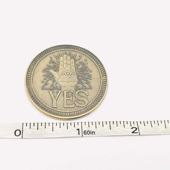 Mio Queena – Engroshandel Mønter samlerobjekter – Devil's Eye Death JA/NEJ beslutning mønt1