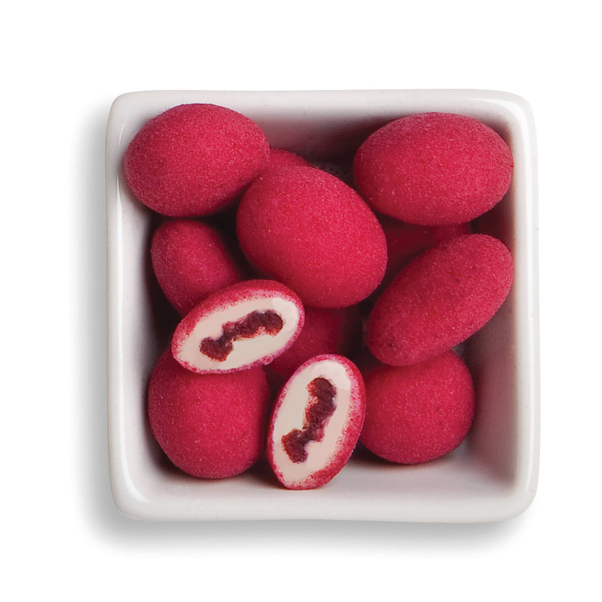 Chukar Cherry Company - Wholesale Chocolate Covered Sweets - 6.75 oz Raspberry Truffles - White Chocolate1