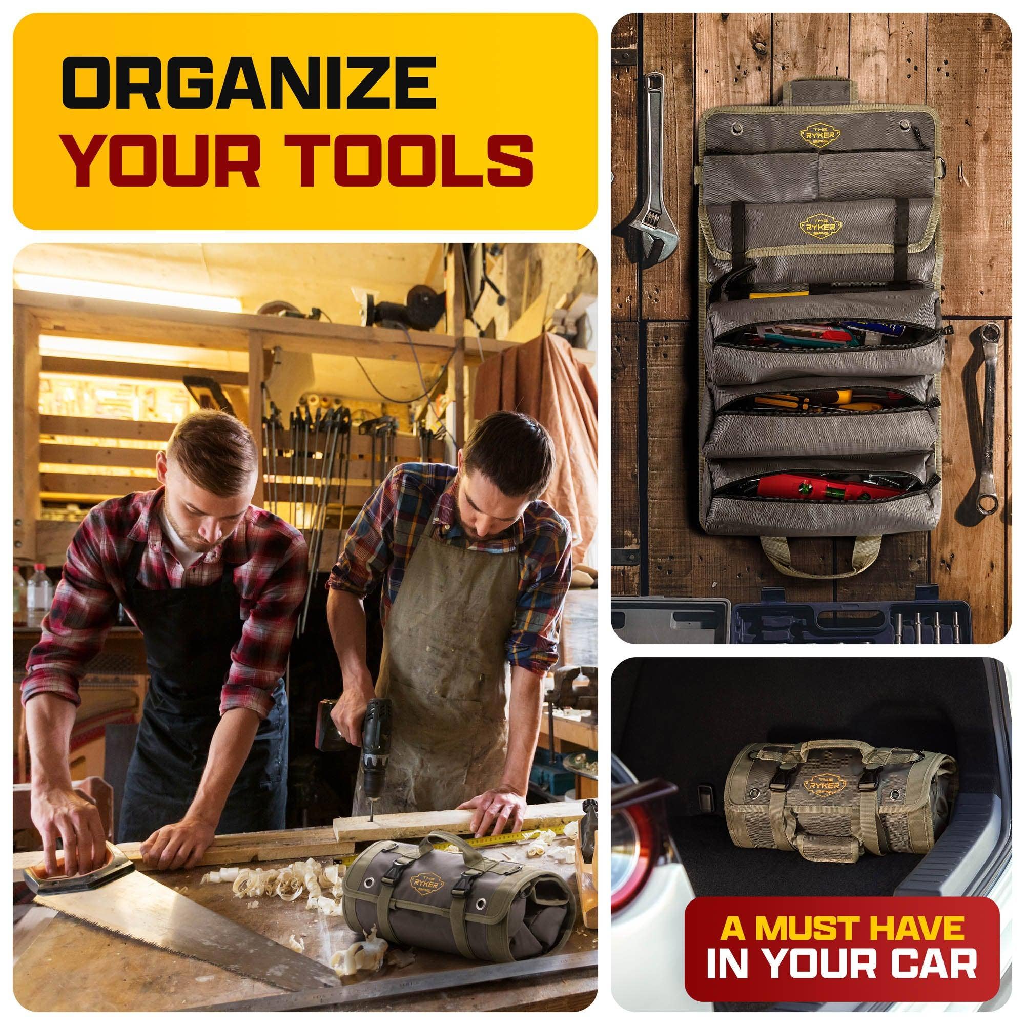 The Ryker Bag – wholesale Verktygsset – PRO verktygsrulle – Rullbar verktygsväska för förvaring av verktyg4