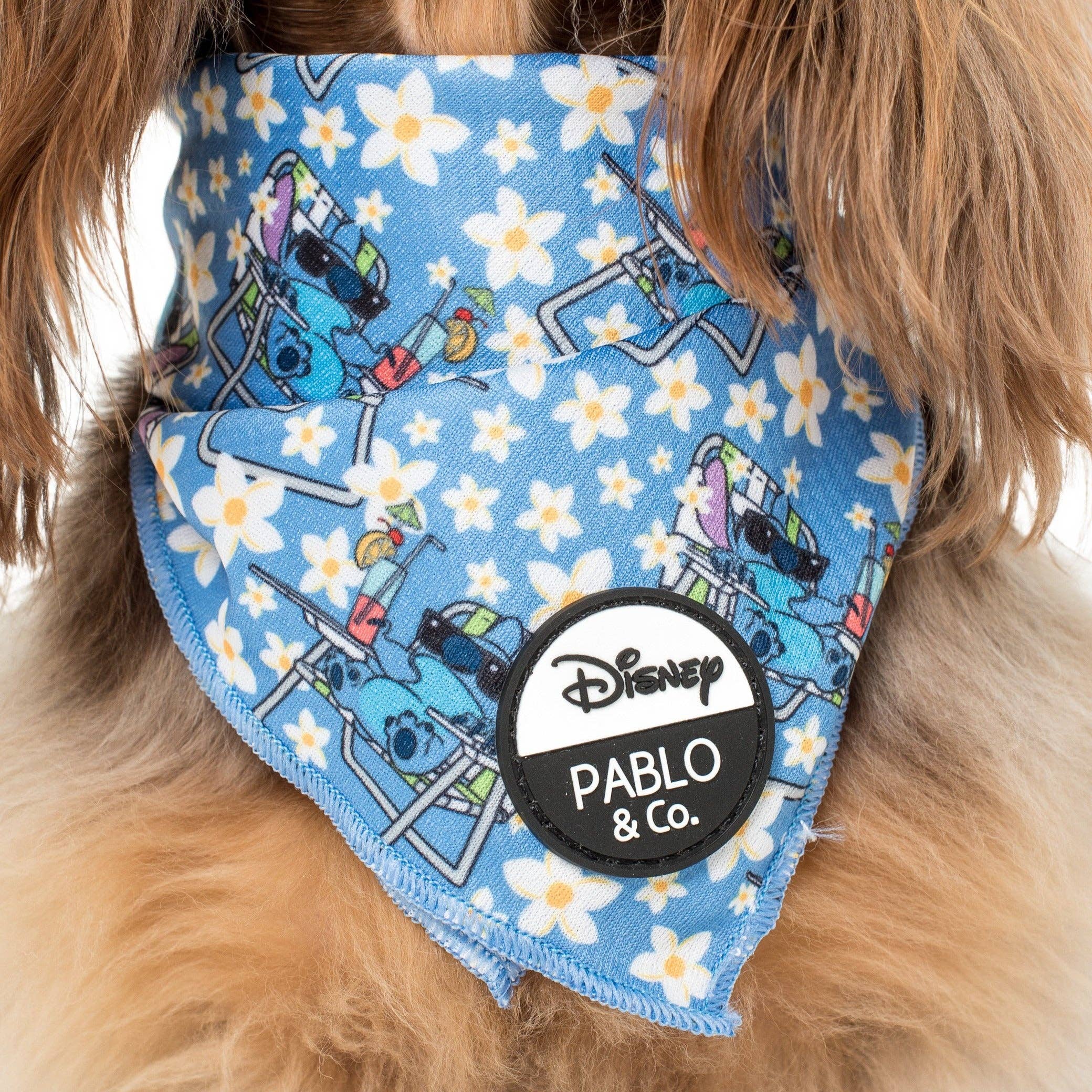 Pablo & Co. Boutique - Wholesale Pet Bandana - Dog - Disney Stitch By The Pool: Dog Bandana1