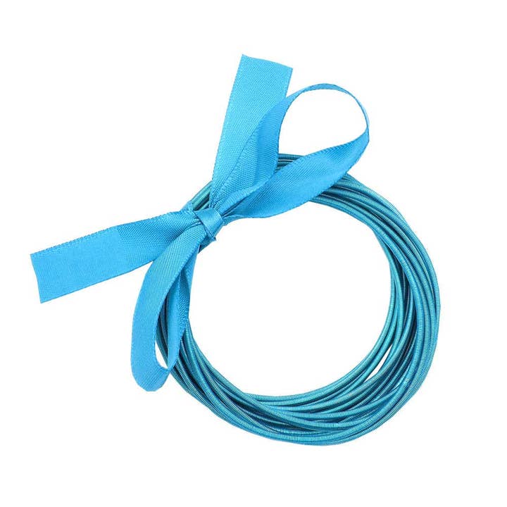 15PCS Guitar String Stackable Stretch Bracelets for wholesale by Madeline Love