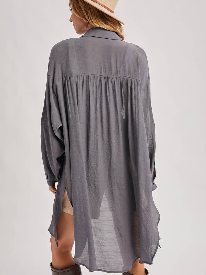 Bluivy – Camisa com botões no colarinho – Mulher por atacado – CAMISA DE PALANGRE VENTILADA COM BOTÕES31