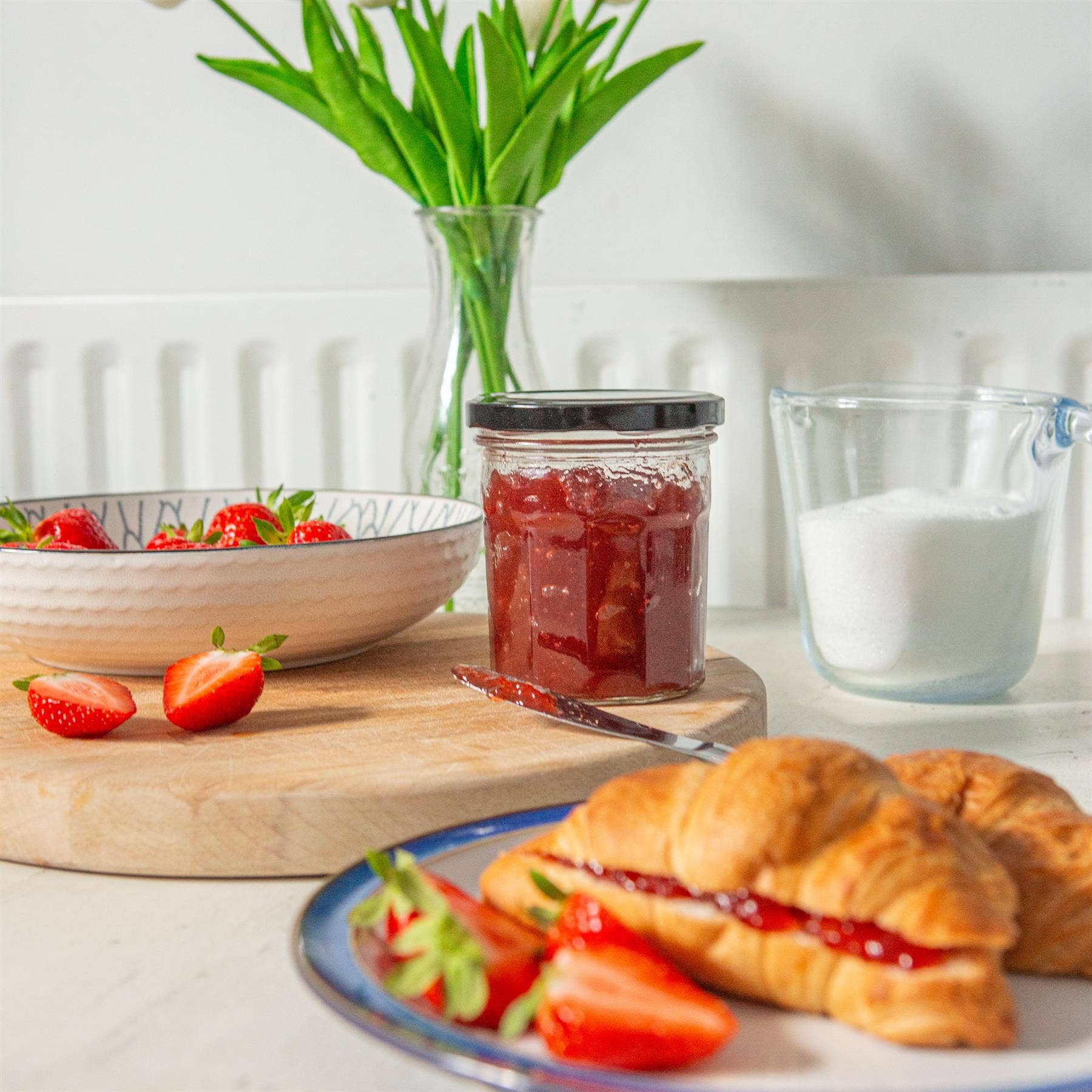 Rinkit Pty Ltd - Wholesale Jar - 310ml Glass Jam Jar with Lid - By Argon Tableware13