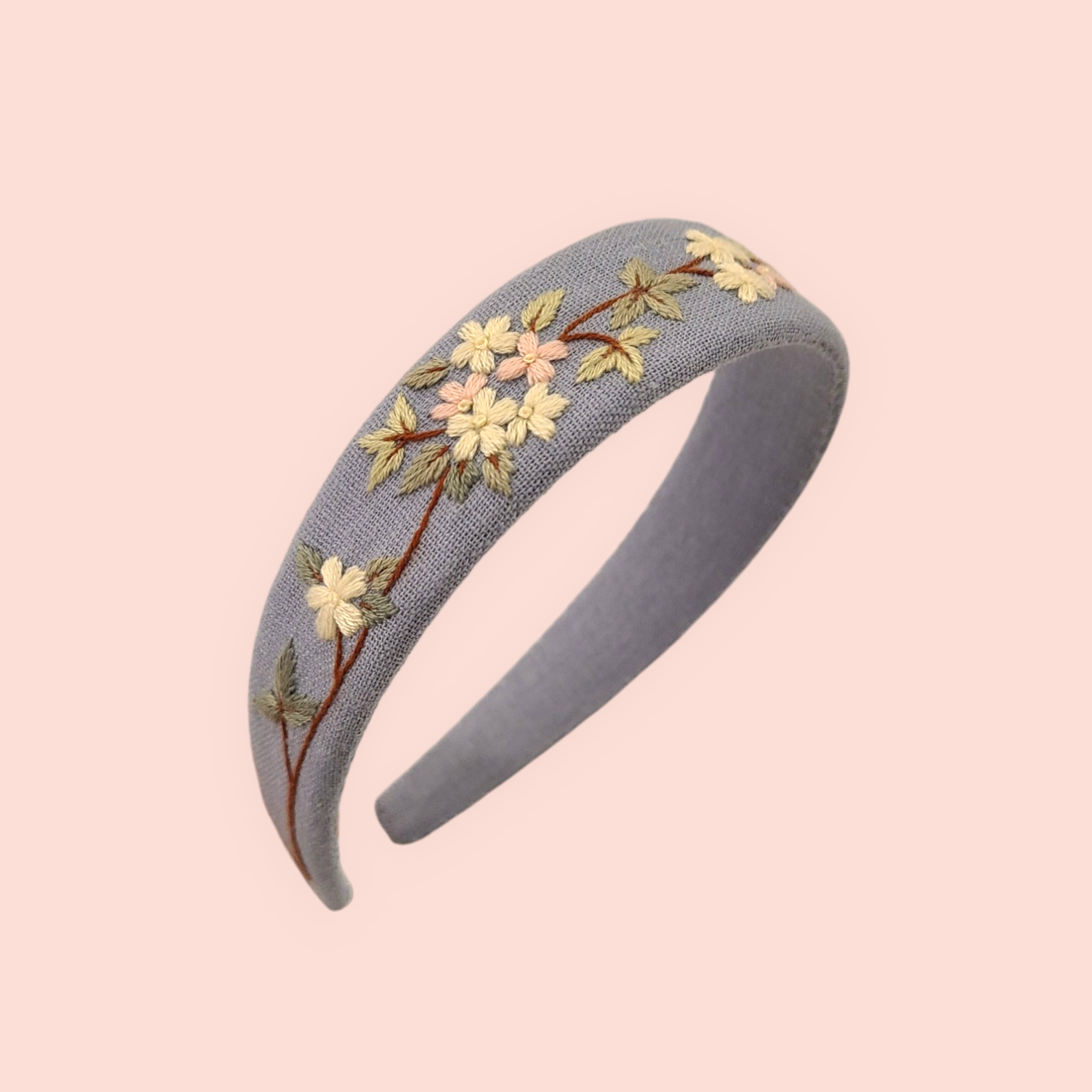 Olala Mia - Wholesale Fashion Headband - Women's - Floral hand-embroidered headband3
