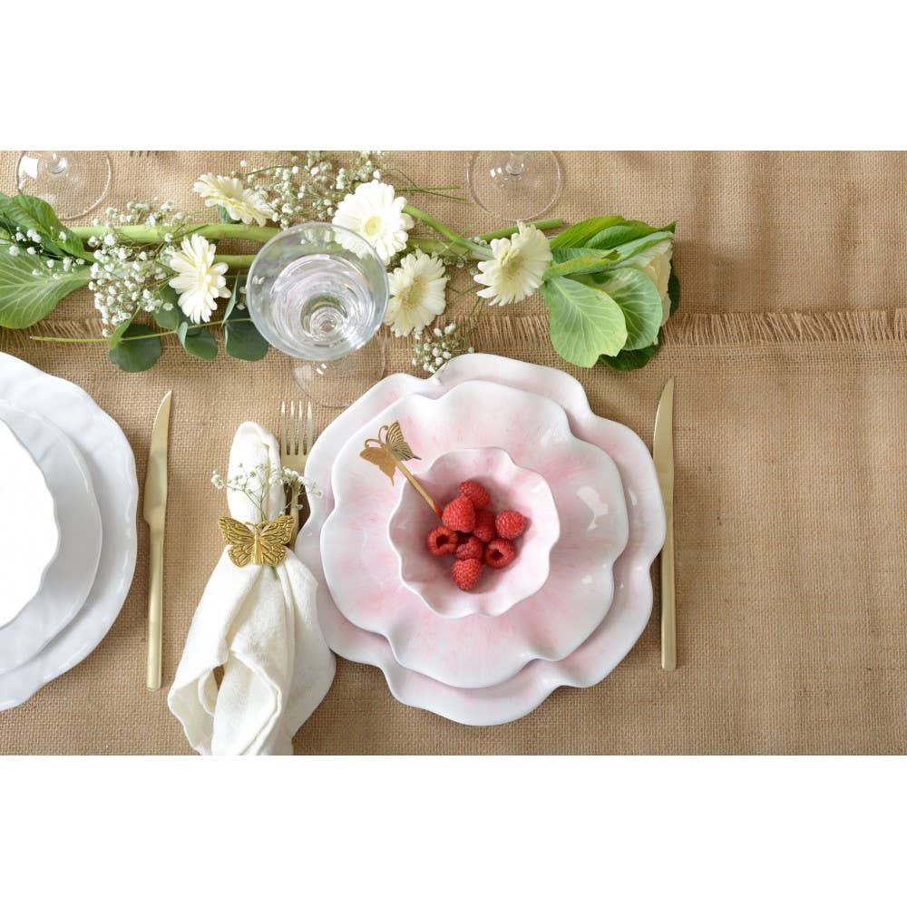 AULICA - Wholesale Table Spoon (Cutlery) - Butterfly gold dessert spoons - set of 61