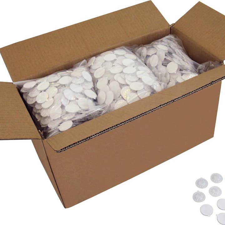 Square Deal Recordings & Supplies - Wholesale Craft Supplies - CD Accessory - Adhesive Backed Clear Spider Rosettes / Hubs4