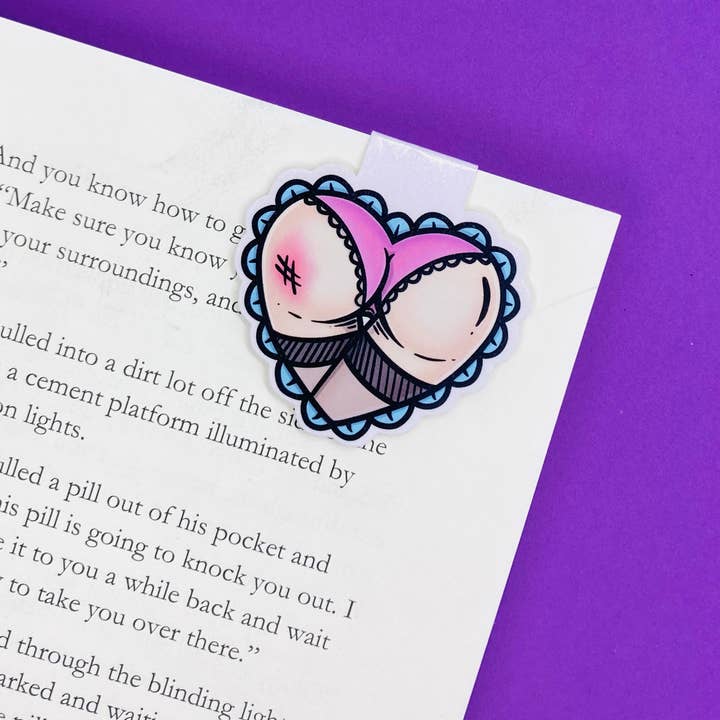 Smut and Spicy Romance Naughty Books - Magnetic Bookmark for wholesale by Wild & Wicked Designs