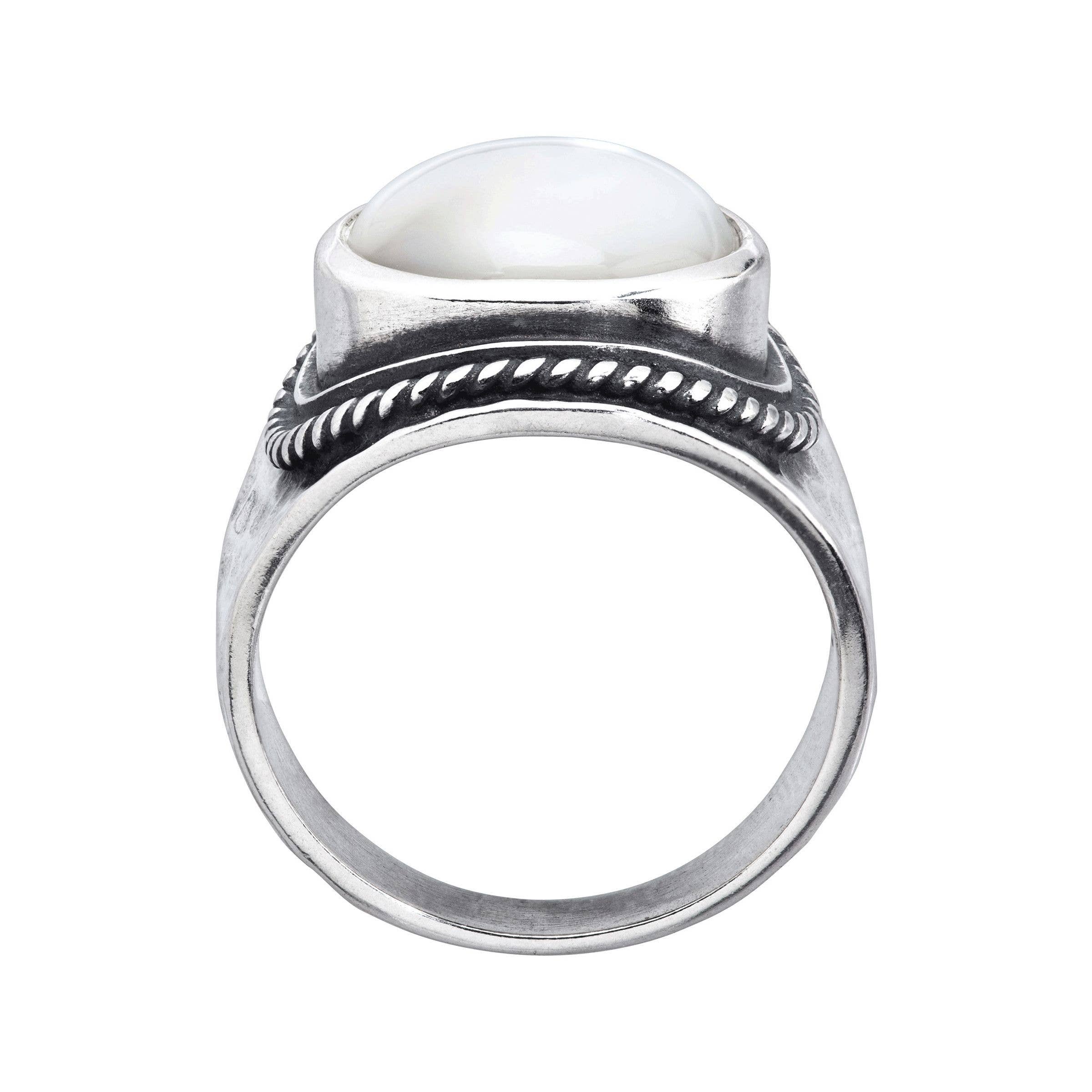 White Silpada 'Pearlized' Natural Mother-of-Pearl Ring i for wholesale on Faire2