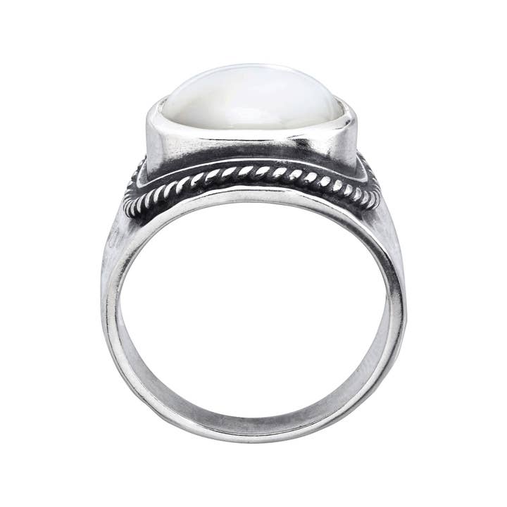 White Silpada 'Pearlized' Natural Mother-of-Pearl Ring i for wholesale on Faire2
