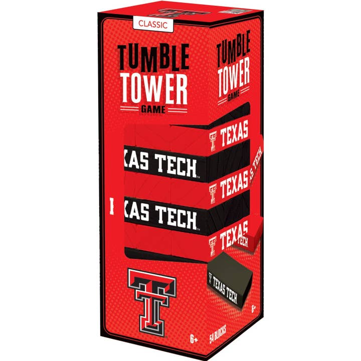 Texas Tech Red Raiders Tumble Tower for wholesale by Masterpieces Puzzles