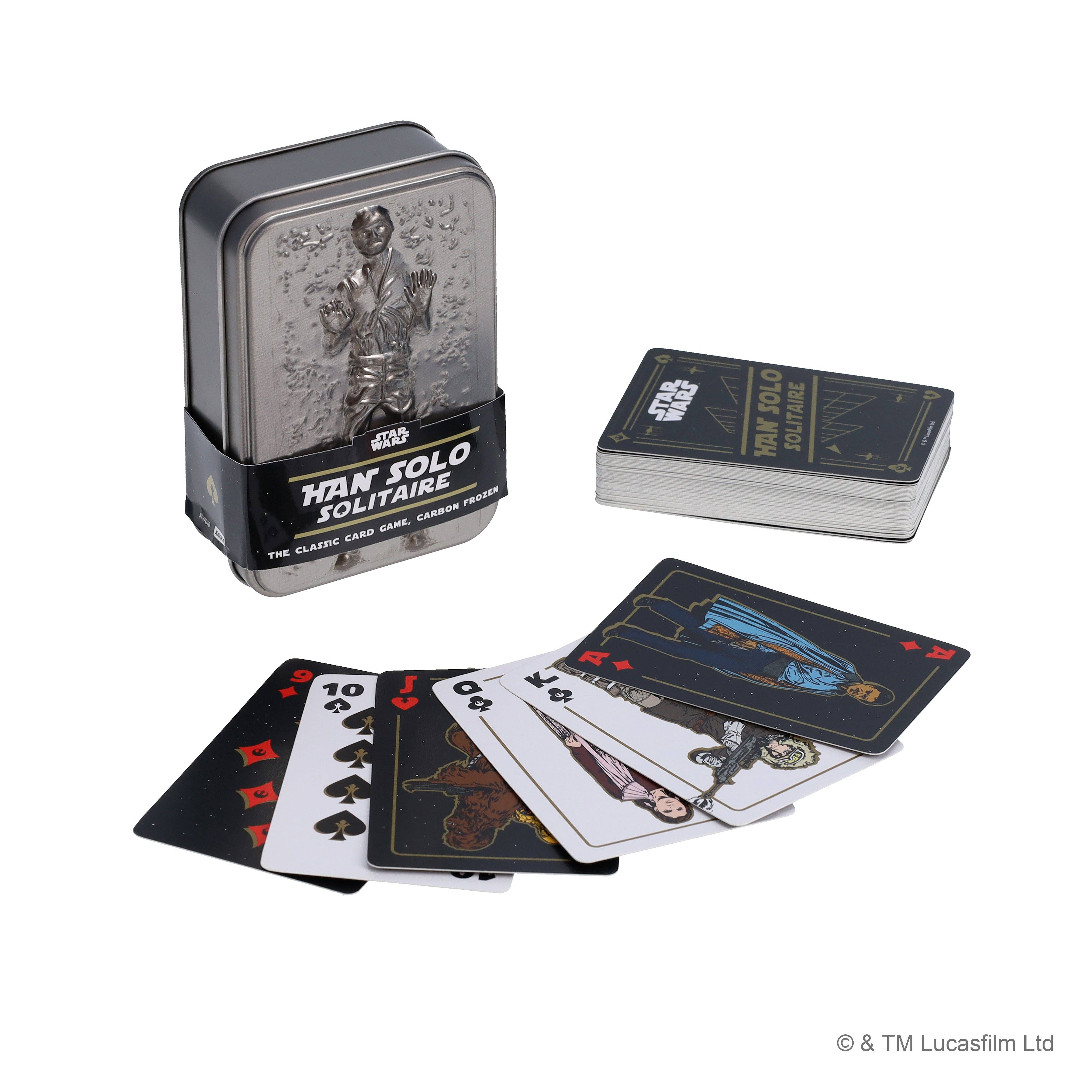 Chronicle Books - Wholesale Card Game - Star Wars Han Solo Solitaire Card Game CDU of 61