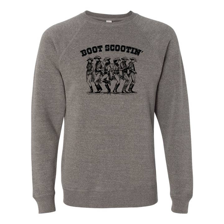 Boot Scootin' Boogie Crewneck Sweatshirt for wholesale by Boot & Buckle