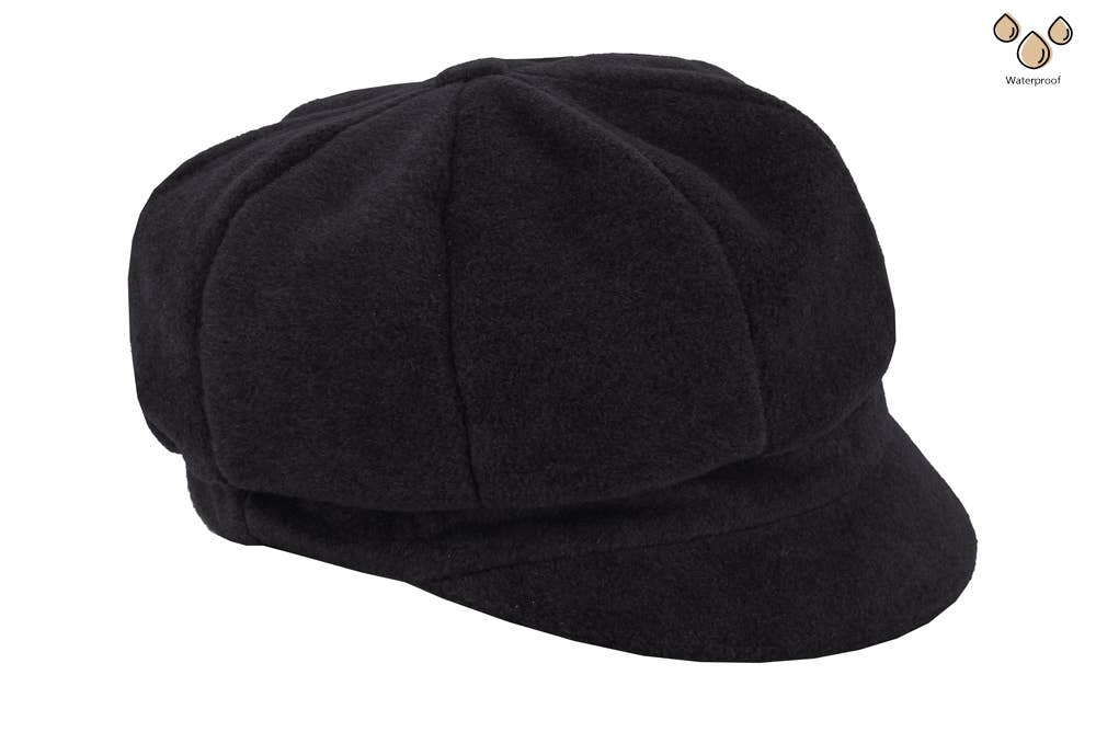 M BY FLECHET - ESSENTIALS - ALP1 - Wholesale Newsboy/Schoolboy Hat - Women's - Gavroche Polar Waterproof Cap - 2Hs172