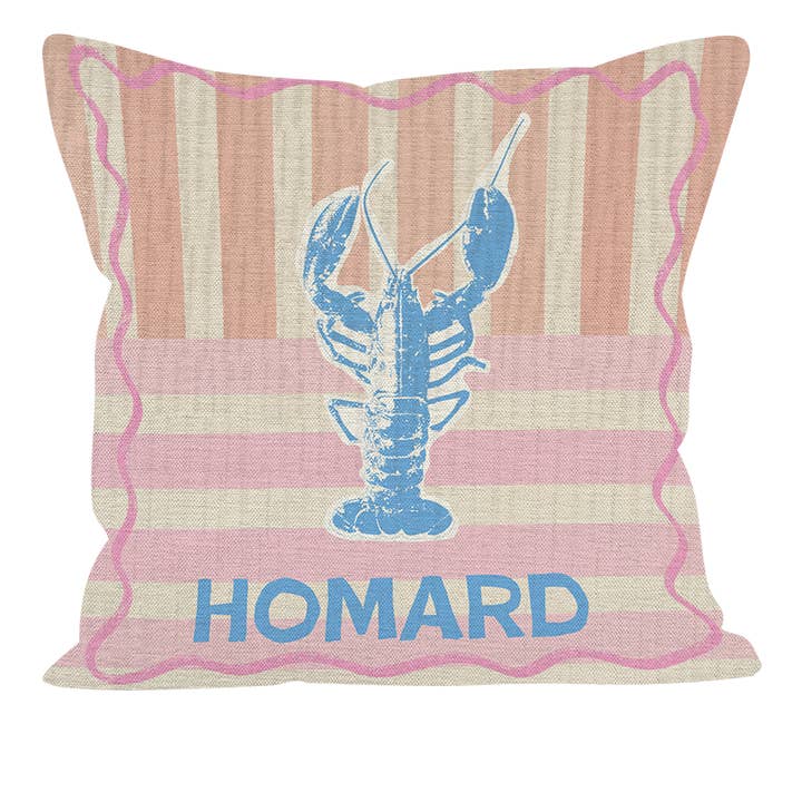 Coast and Valley - Wholesale Throw/Decorative Pillow - Summer printed fish/lobster cushion in polyester0