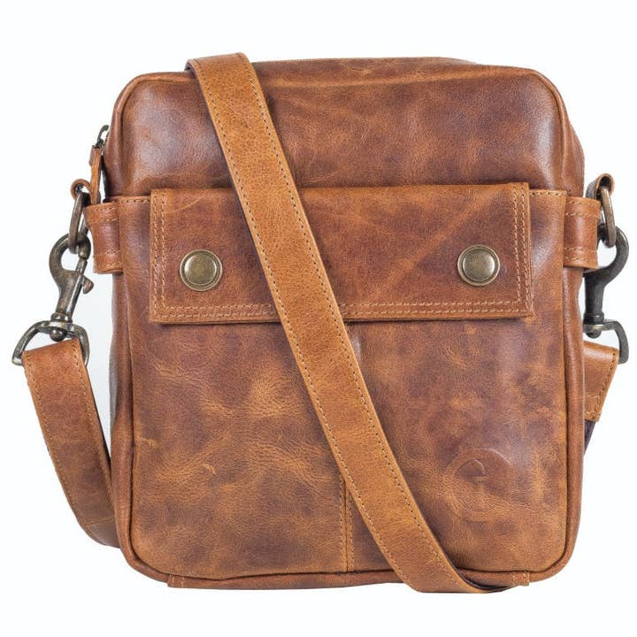 Sac en cuir pour homme - River - Small pour la vente par Men's Gifts Australia