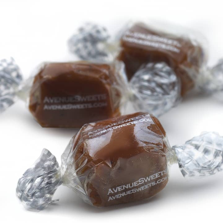 Cappuccino Caramels 1lb. for wholesale by AvenueSweets