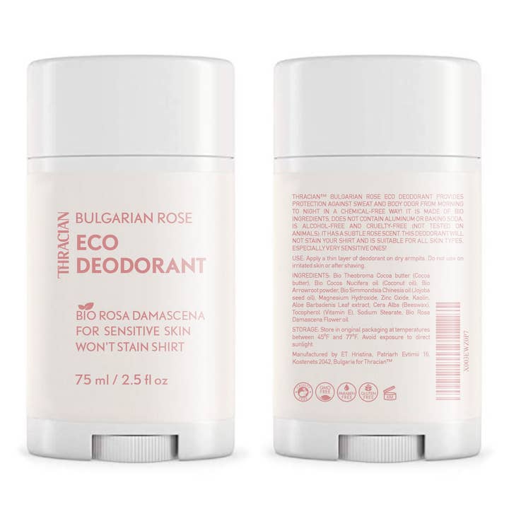 Bio Bulgarian Rosa Damascena Eco Deodorant for wholesale by Thracian
