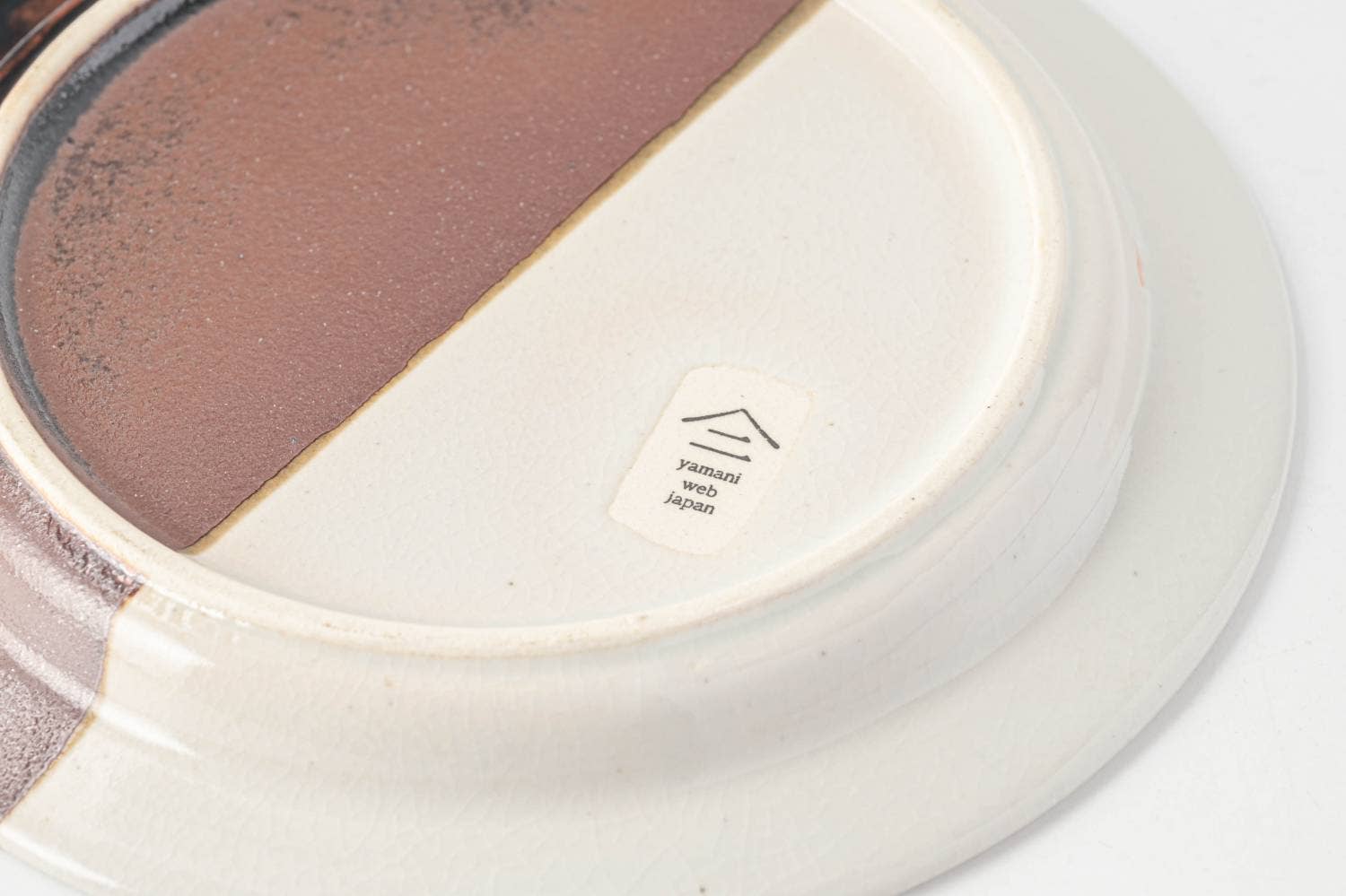 Yamani - Wholesale Salad Plate - Memory of Glaze 16.5cm Rim Plate - White4