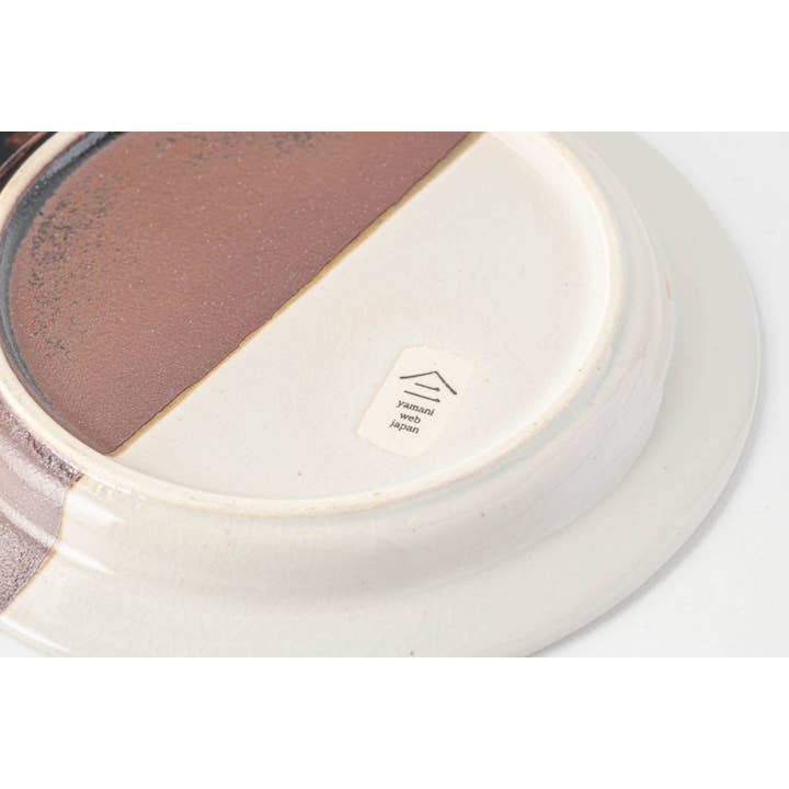 Yamani - Wholesale Salad Plate - Memory of Glaze 16.5cm Rim Plate - White4