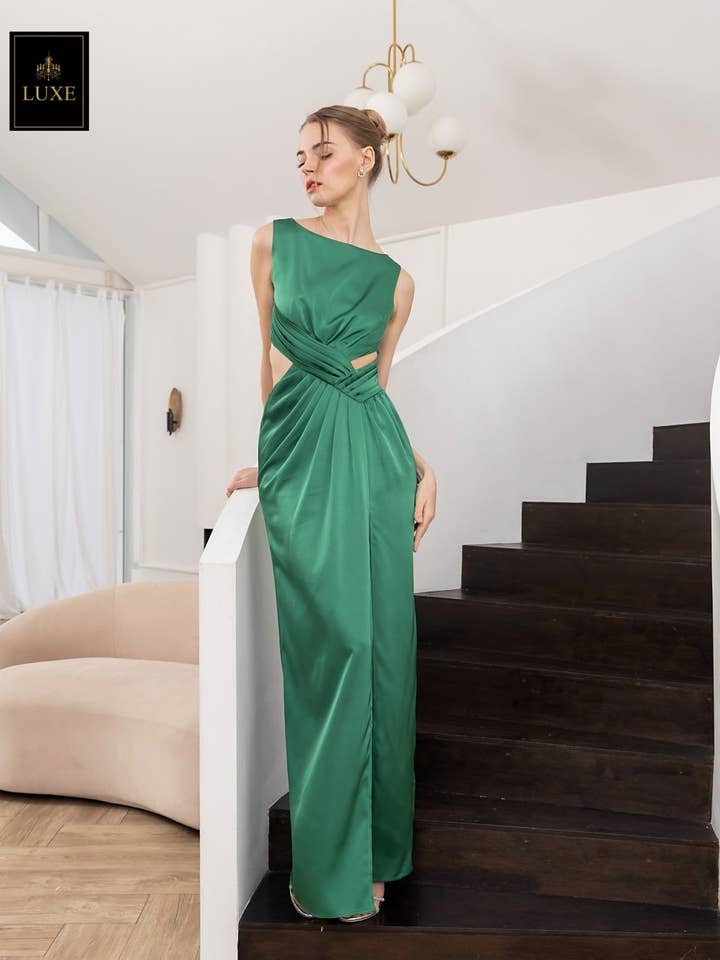 Cut Out Sleeveless Maxi Dress for wholesale by AlexyDesings