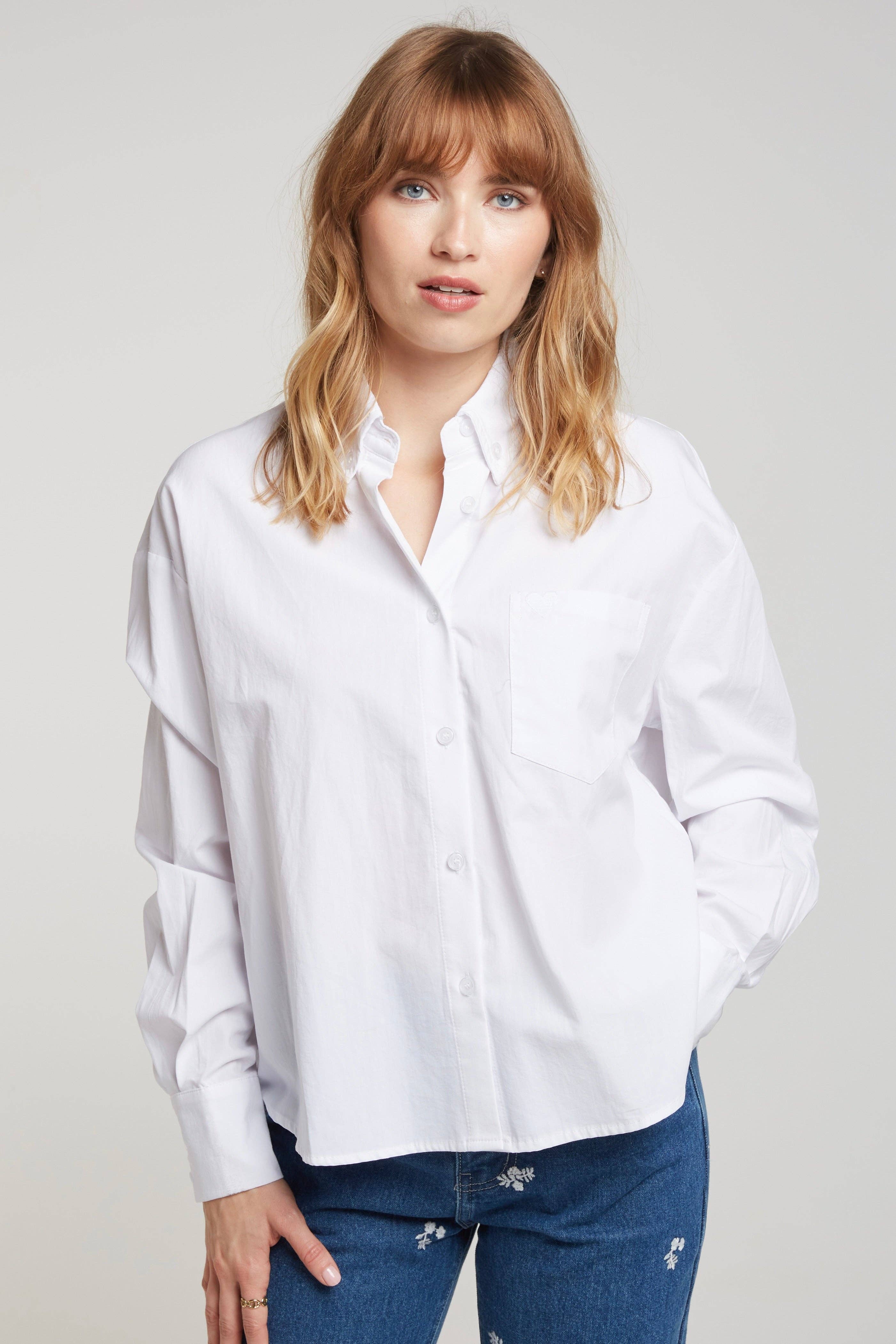 Andy & Lucy - Vente Chemise – femme - COEUR - Chemise oversized en coton4