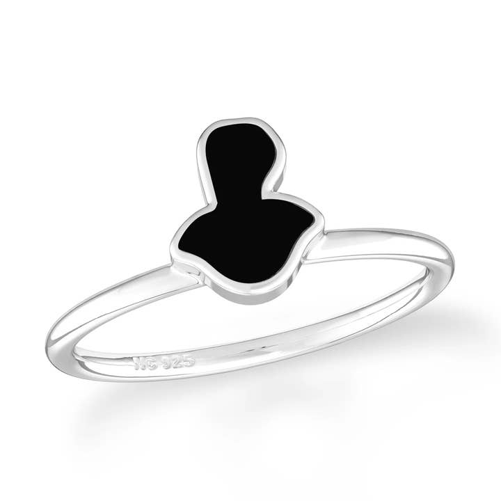 Natural Gemstone Mushroom Shape Ring, Sterling Silver for wholesale by Nature Crafts