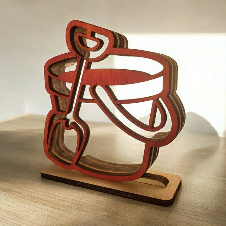 Bucket and Shovel Sea Glass Shadowbox Display, Medium for wholesale by Sea Glass Displays