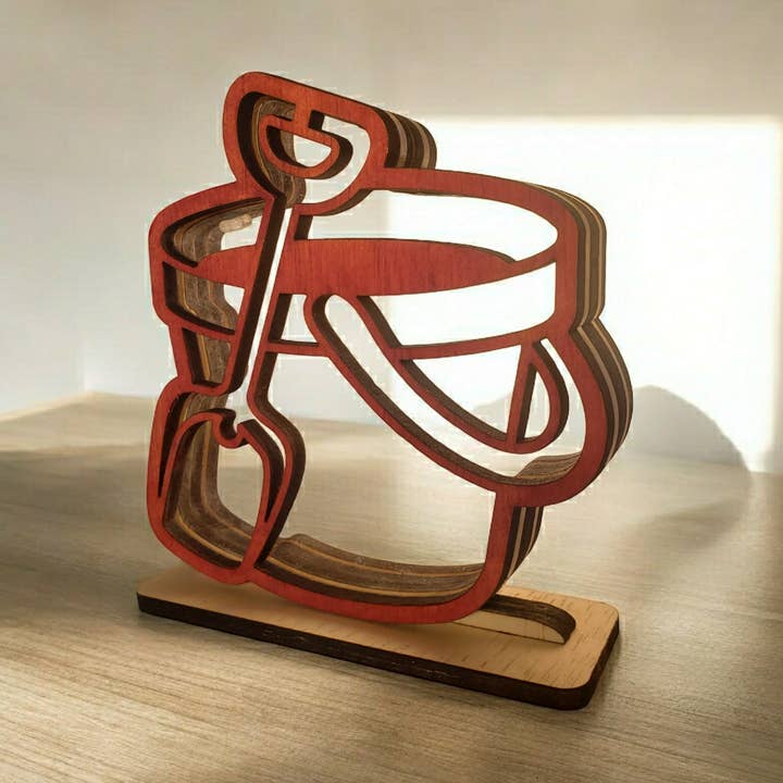 Présentoir en boîte vitrine de verre de mer avec seau et pelle, grand pour la vente par Sea Glass Displays