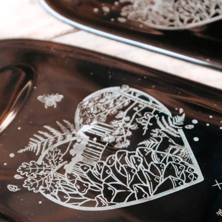 PLATES & Culotées - Vendita all'ingrosso Ciotole/Piatti decorativi - LE TAVOLE BIANCHE E IL CUORE ILLUSTRATO BIANCO2