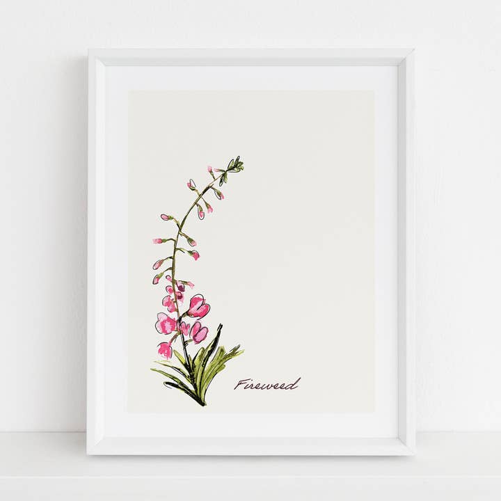 Fireweed Druck für den Großhandel von Crawford Sisters Card Co., LLC