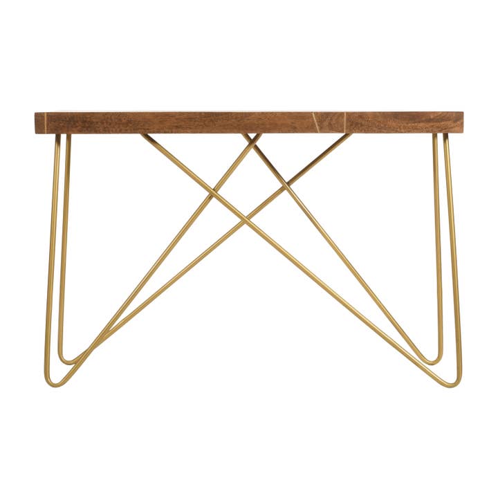 Rayos Brass Inlay Console Table for wholesale by Indus Modern