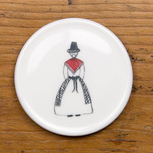 Welsh Connection Home – wholesale Coasters – Dilys Welsh Lady Coaster2