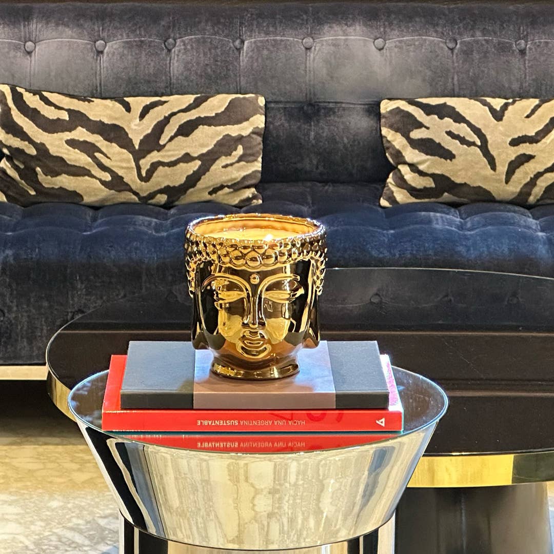 Thompson Ferrier - Wholesale Jar/Filled Candle - Gold Buddha Perfumed Candle - Palo Santo6