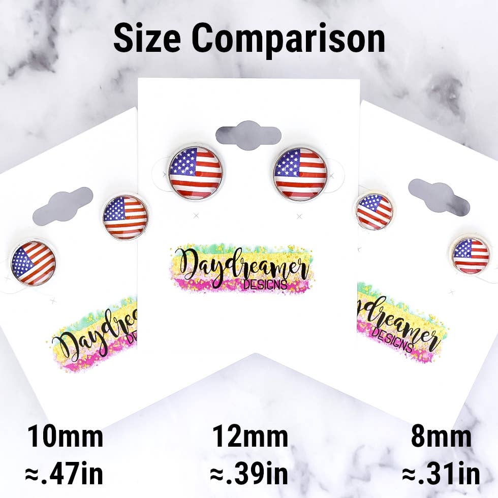 Daydreamer Designs - Wholesale Stud/Post Earrings - Jeep Grill Foil Stud Earrings4