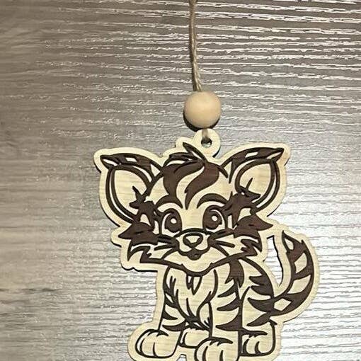 P7 Creations - Wholesale Car Decorative Charm - Unisex - Adorable Baby Tiger Car Charm/Ornament