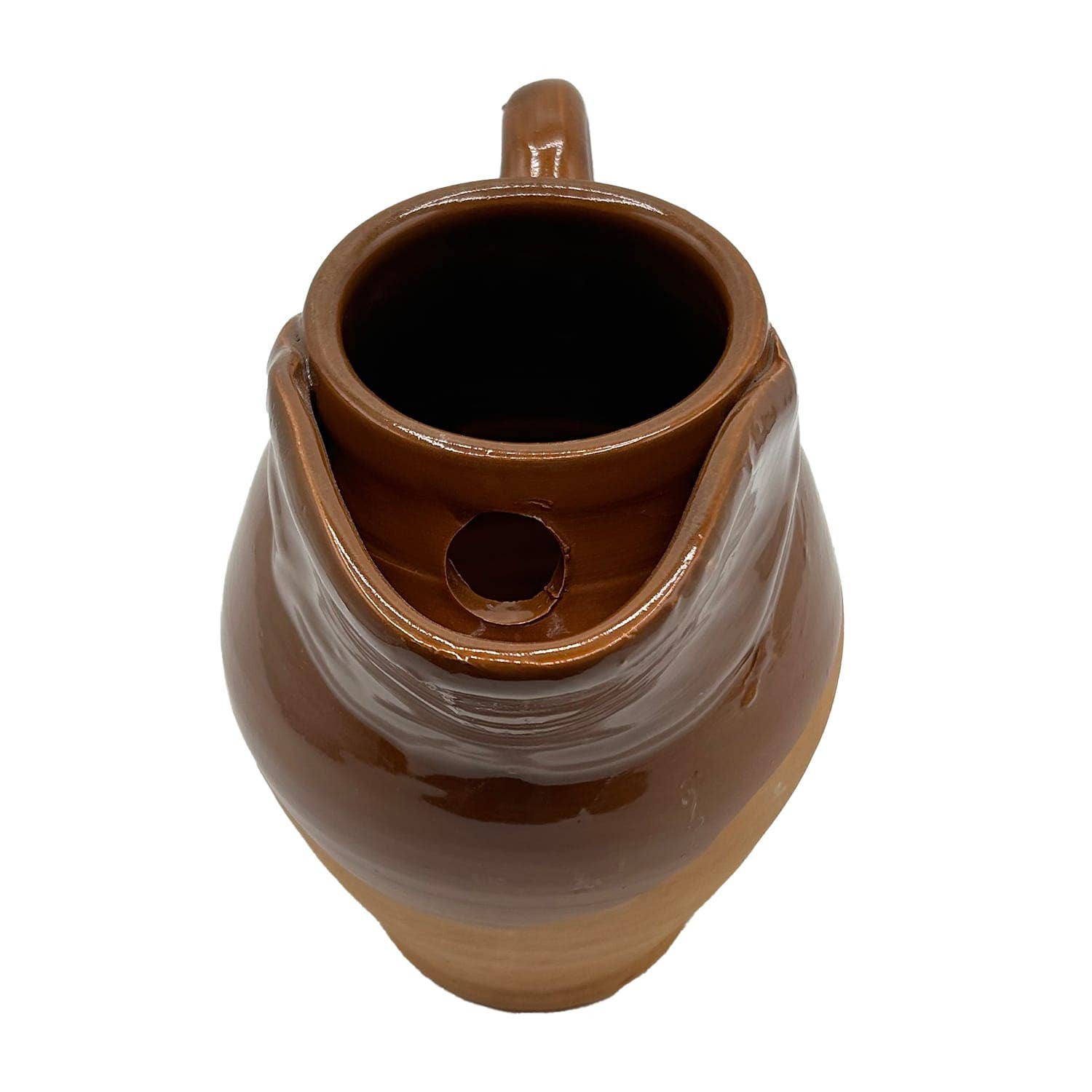 Etnico del Mondo - Wholesale Kan - Half-glazed Terracotta Kruik Ambacht Italië2