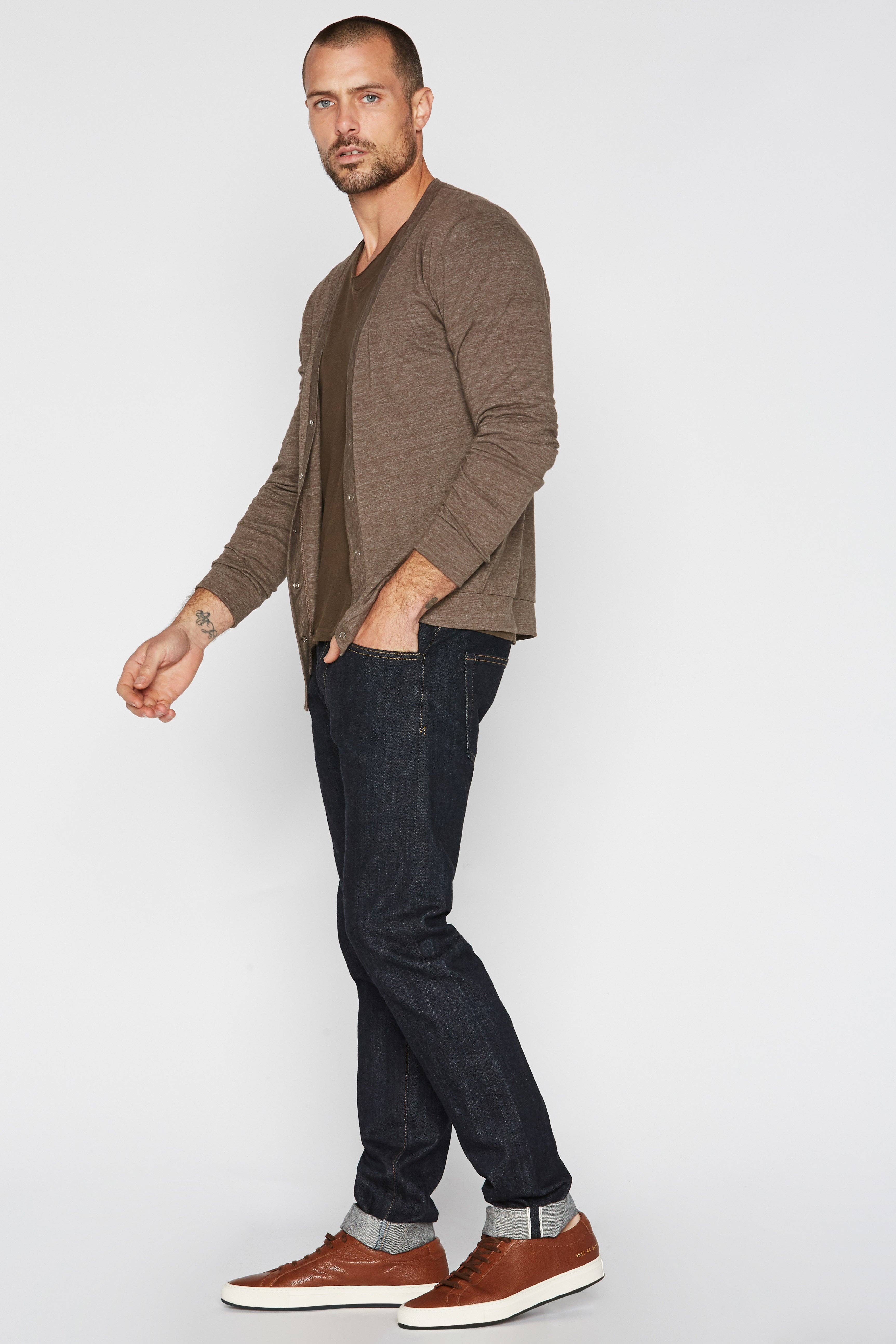Mika Jaymes - Wholesale Cardigan - Men's - Men's Tri-Blend Cardigan Sweater18