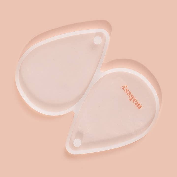 makesy - Wholesale Craft Supplies - teardrop 2 cavity silicone mold0