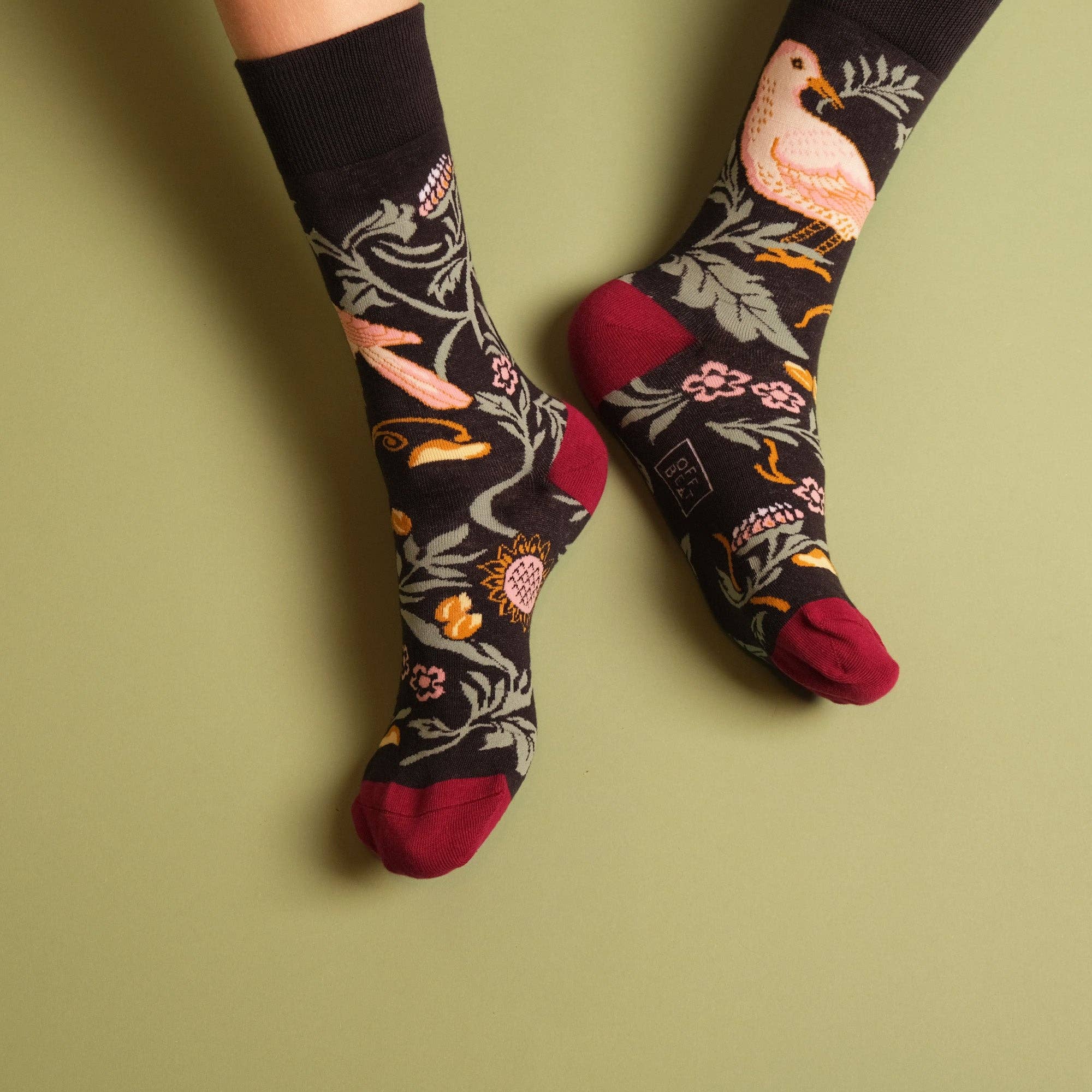 Offbeat - Venta al por mayor Calcetines - Unisex - Calcetines Black Bird I Venta al por mayor1