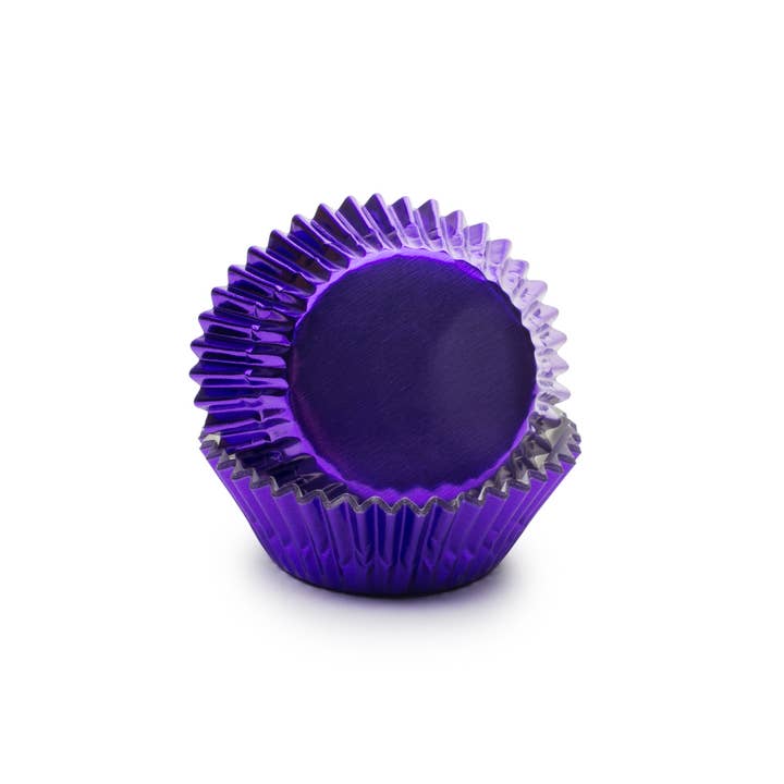Fox Run Brands - Wholesale Cupcake/Muffin Liner - Fox Run Purple Foil Cupcake Liners, Set of 32, 3" x 3"