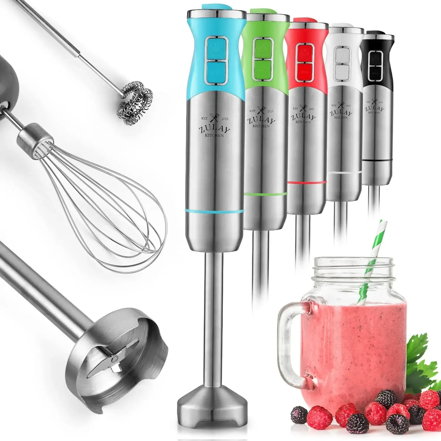 Zulay Kitchen - Wholesale Blender - Immersion Blender Handheld 500W - 8 Speed14