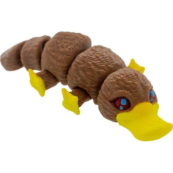 Kheops International - Vendita all'ingrosso Giocattolo fidget - Bambini - Fidget Spirit Animal stampato in 3D, ornitorinco (ciascuno)