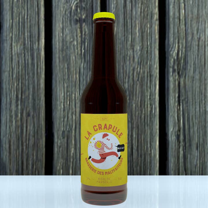 Birra bionda affumicata La Crapule per la vendita all'ingrosso da parte di Brasserie des MalTfaiteurs